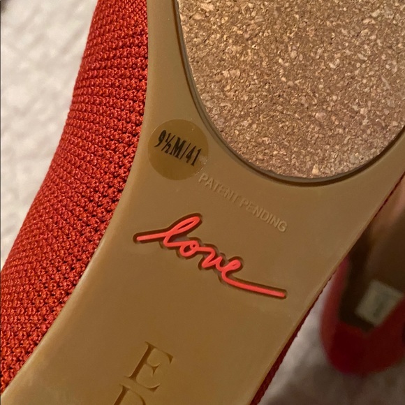 Red Ellen DeGeneres “Heart” Ballet Flats - Picture 3 of 4